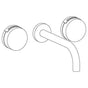 Watermark - Wall Mounted 3 Hole Lavatory Set With 8 3/4'' Spout - Vintage Copper