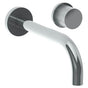 Watermark - Wall Mounted 2 Hole Lavatory Set with 8 3/4'' Spout - Vintage Copper