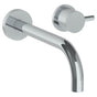 Watermark - Wall Mounted 2 Hole Lavatory Set with 8 3/4'' Spout - Vintage Copper