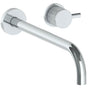 Watermark - Wall Mounted 2 Hole Lavatory Set with 11 7/8'' Spout - Vintage Copper