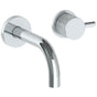 Watermark - Wall Mounted 2 Hole Lavatory Set with 6'' Spout - Vintage Copper