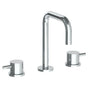 Watermark - Deck Mounted 3 Hole Extended Spout Lavatory Set - Vintage Copper