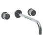 Watermark - Wall Mounted 3 Hole Lavatory Set with 11 7/8'' Spout - Vintage Copper