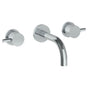 Watermark - Wall Mounted 3 Hole Lavatory Set with 6'' Spout - Vintage Copper
