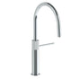 Watermark - Deck Mounted 1 Hole Gooseneck Kitchen Faucet - Vintage Copper