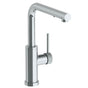 Watermark - Deck Mounted 1 Hole Square Top Kitchen Faucet with Pull Out Spray - Low Spout - Vintage Copper