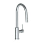 Watermark - Deck Mounted 1 Hole Gooseneck Kitchen Faucet with Pull Down Spray - High Spout - Vintage Copper