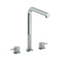 Watermark - Deck Mounted 3 Hole Square Top Kitchen Faucet with Pull Out Spray - Vintage Copper