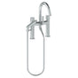 Watermark - Deck Mounted Exposed Gooseneck Bath Set with Hand Shower - Vintage Copper