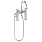 Watermark - Deck Mounted Exposed Gooseneck Bath Set with Hand Shower - Vintage Copper