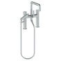 Watermark - Deck Mounted Exposed Square  Bath Set with Hand Shower - Vintage Copper