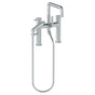 Watermark - Deck Mounted Exposed Square  Bath Set with Hand Shower - Vintage Copper