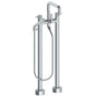 Watermark - Floor Standing Bath set with Square Spout and Slim Hand Shower - Vintage Copper