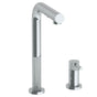 Watermark - Deck Mounted 2 Hole Square Top Prep Faucet with Pull Out Spray - Vintage Copper