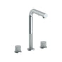 Watermark - Deck Mounted 3 Hole Square Top Prep Faucet with Pull Out Spray - Vintage Copper