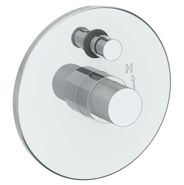 Watermark - Wall Mounted Pressure Balance Shower Trim with Diverter, 7'' dia. - Vintage Copper