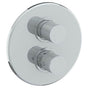 Watermark - Wall Mounted Thermostatic Shower Trim with built-in control, 7 1/2'' dia. - Vintage Copper
