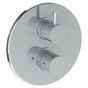 Watermark - Wall Mounted Thermostatic Shower Trim with built-in control, 7 1/2'' dia. - Vintage Copper