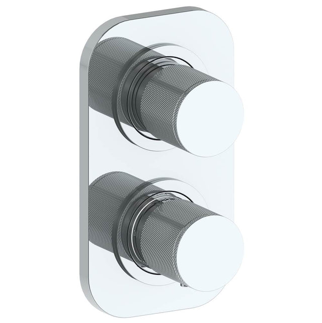 Watermark - Wall Mounted Mini Thermostatic Shower Trim with built-in control, 3 1/2'' - Vintage Copper