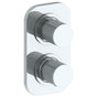 Watermark - Wall Mounted Mini Thermostatic Shower Trim with built-in control, 3 1/2'' - Vintage Copper