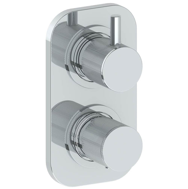 Watermark - Wall Mounted Mini Thermostatic Shower Trim with built-in control, 3 1/2'' - Vintage Copper
