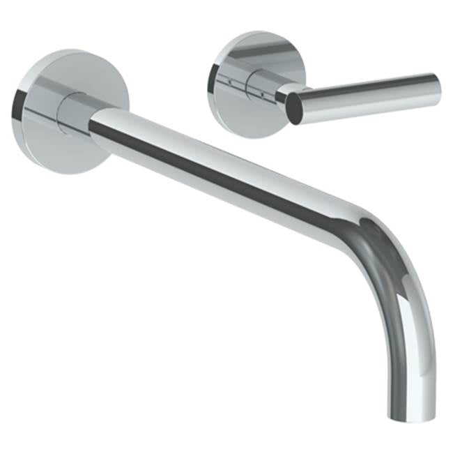 Watermark - Wall Mounted 2 Hole Lavatory Set with 11 7/8'' Spout - Vintage Copper