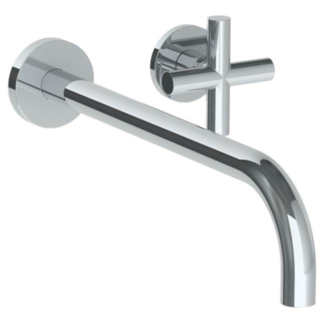Watermark - Wall Mounted 2 Hole Lavatory Set with 11 7/8'' Spout - Vintage Copper
