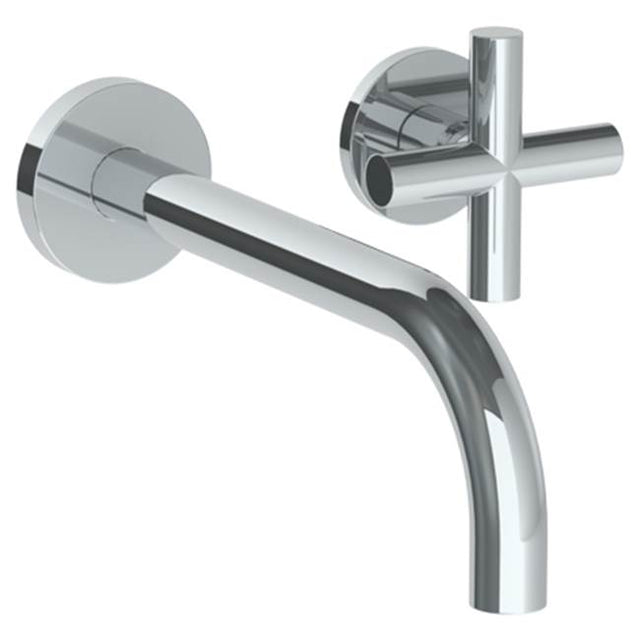 Watermark - Wall Mounted 2 Hole Lavatory Set with 8 3/4'' Spout - Vintage Copper