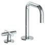Watermark - Deck Mounted 2 Hole Extended Spout Lavatory Set - Vintage Copper