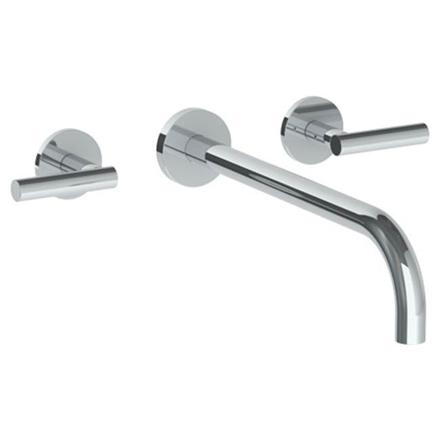 Watermark - Wall Mounted 3 Hole Lavatory Set with 11 7/8'' Spout - Vintage Copper