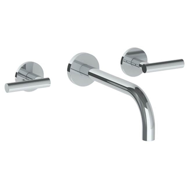 Watermark - Wall Mounted 3 Hole Lavatory Set with 8 3/4'' Spout - Vintage Copper