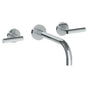 Watermark - Wall Mounted 3 Hole Lavatory Set with 8 3/4'' Spout - Vintage Copper