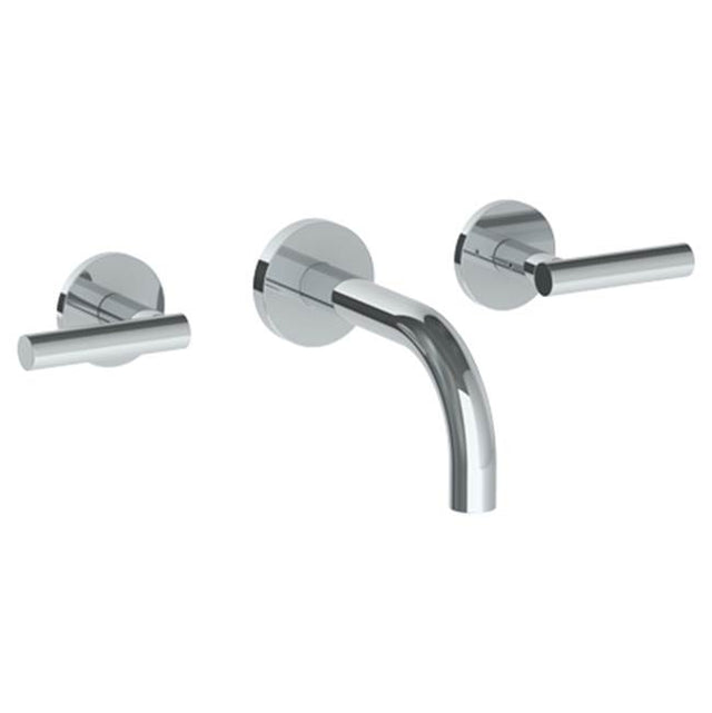 Watermark - Wall Mounted 3 Hole Lavatory Set with 6'' Spout - Vintage Copper