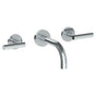 Watermark - Wall Mounted 3 Hole Lavatory Set with 6'' Spout - Vintage Copper