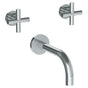 Watermark - Wall Mounted 3 Hole Bath Set - Vintage Copper