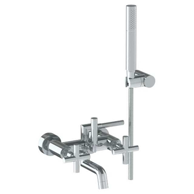 Watermark - Wall Mounted Exposed Bath Set with Hand Shower - Vintage Copper