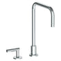 Watermark - Deck Mounted 2 Hole Square Top Kitchen Faucet - Vintage Copper