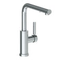 Watermark - Deck Mounted 1 Hole Square Top Kitchen Faucet with Pull Out Spray -Low Spout - Vintage Copper