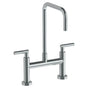 Watermark - Deck Mounted Bridge Square Top Kitchen Faucet - Vintage Copper