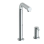 Watermark - Deck Mounted 2 Hole Square Top Prep Faucet with Pull Out Spray - Vintage Copper