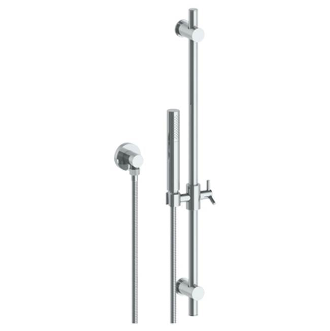 Watermark - Positioning Bar Shower kit with Slim Hand Shower and 69'' Hose - Vintage Copper