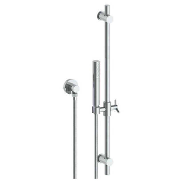Watermark - Positioning Bar Shower kit with Slim Hand Shower and 69'' Hose - Vintage Copper
