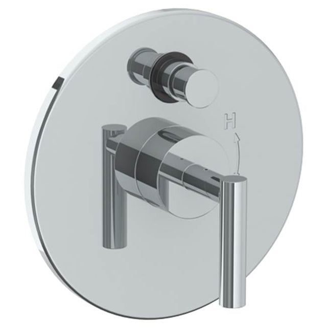 Watermark - Wall Mounted Pressure Balance Shower Trim with Diverter, 7'' dia. - Vintage Copper