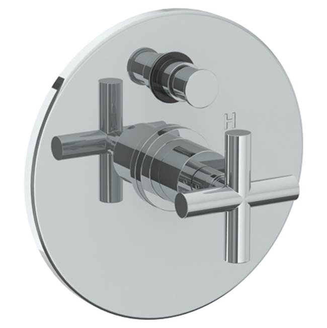 Watermark - Wall Mounted Pressure Balance Shower Trim with Diverter, 7'' dia. - Vintage Copper