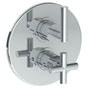 Watermark - Wall Mounted Thermostatic Shower Trim with built-in control, 7 1/2'' dia. - Vintage Copper