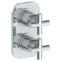 Watermark - Wall Mounted Mini Thermostatic Shower Trim with built-in control, 3 1/2'' - Vintage Copper