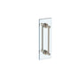 Watermark - Urbane 18'' Double Shower Door Pull / Glass Mount Towel Bar - Vintage Copper