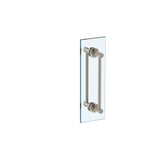 Watermark - Urbane 6'' Double Shower Door Pull / Glass Mount Towel Bar - Vintage Copper