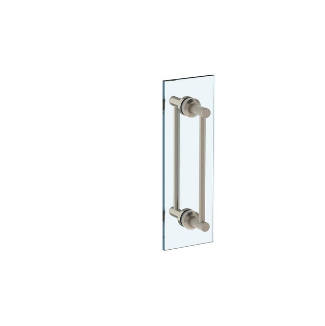 Watermark - Urbane 24'' Double Shower Door Pull / Glass Mount Towel Bar - Vintage Copper