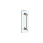 Watermark - Urbane 18'' Shower Door Pull / Glass Mount Towel Bar - Vintage Copper